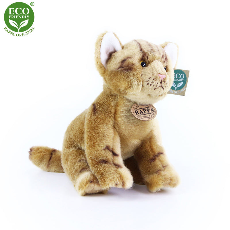 Plysova kocka hneda sedici 24 cm ECO-FRIENDLY | Czech Toys | czechmovie