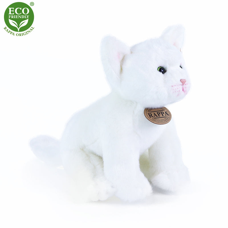 Plysova kocka bila sedici 24 cm ECO-FRIENDLY | Czech Toys | czechmovie