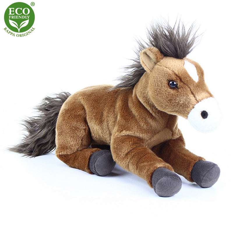 Plysovy kun lezici 35 cm ECO-FRIENDLY | Czech Toys | czechmovie