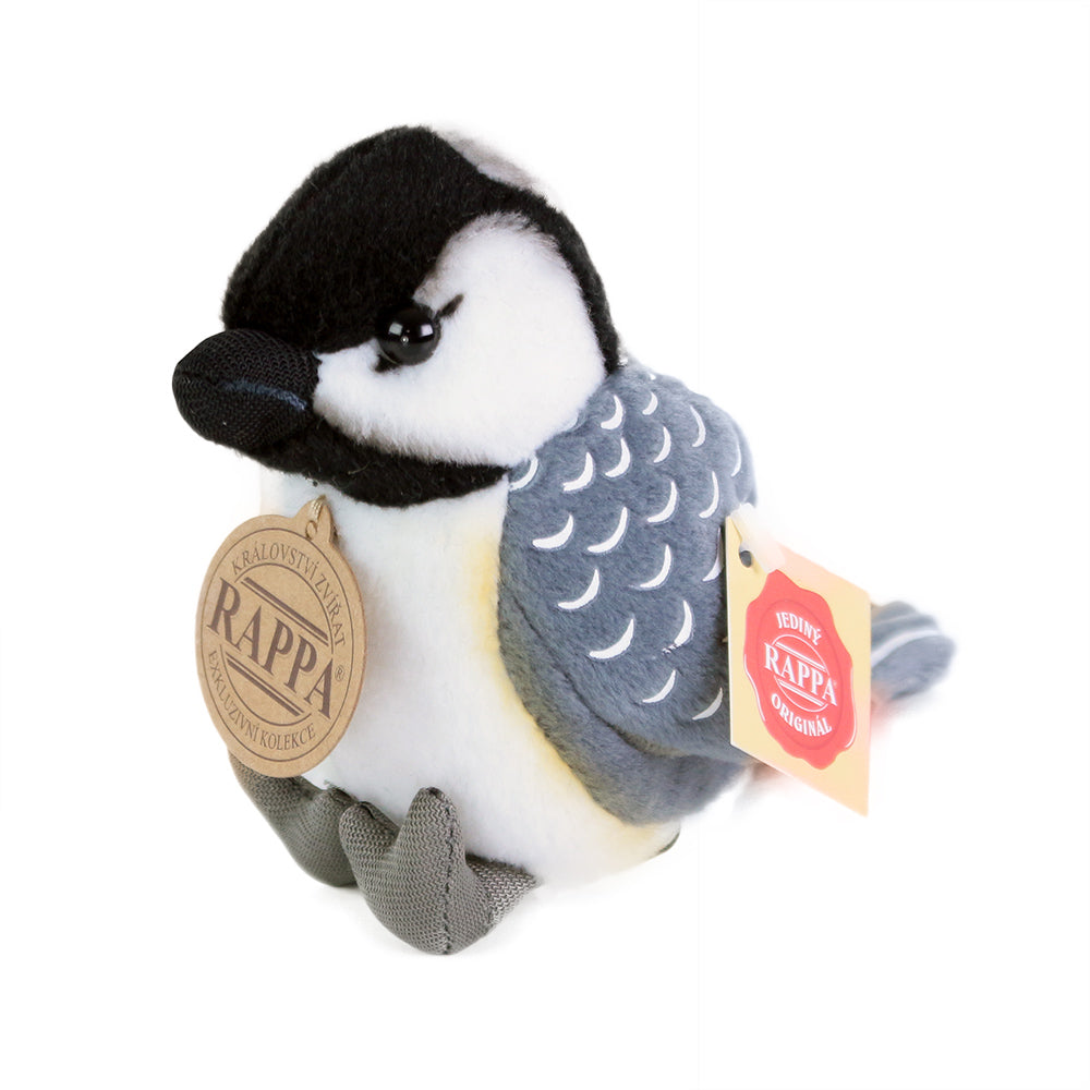 plysovy ptak sykora uhelnicek se zvukem 11 cm ECO-FRIENDLY | Czech Toys | czechmovie