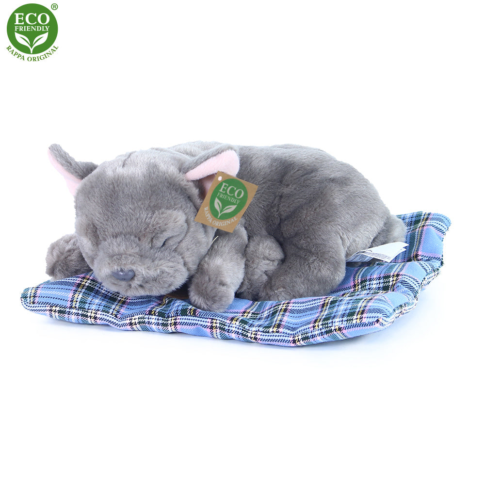 Plysovy pes francouzsky buldocek lezici 23 cm ECO-FRIENDLY | Czech Toys | czechmovie