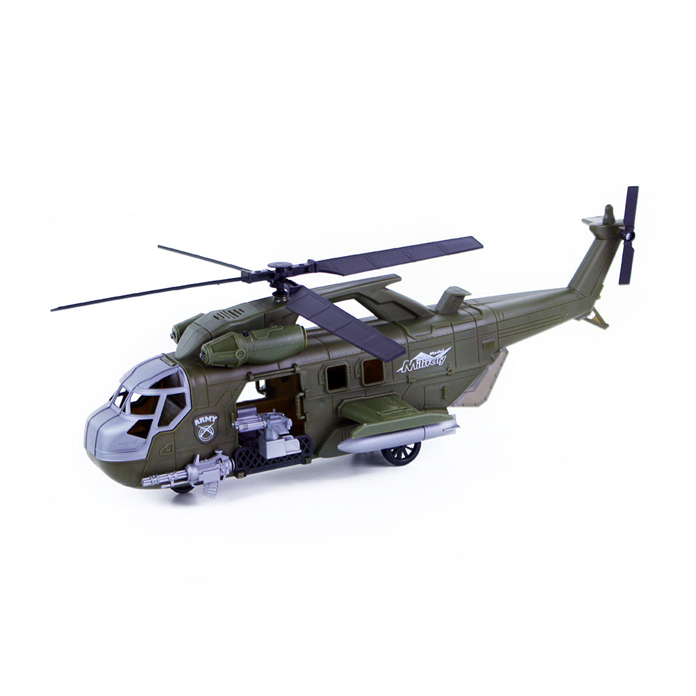 Vojenska helikoptera se zvukem a svetlem 42 cm | Czech Toys | czechmovie