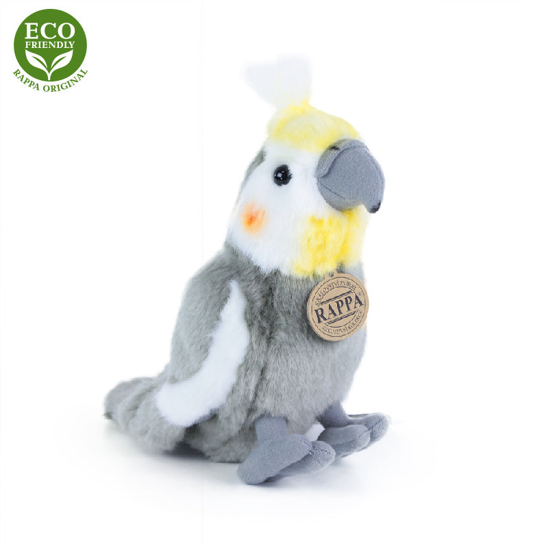 plysovy papousek Korela chocholata 20cm ECO-FRIENDLY | Czech Toys | czechmovie