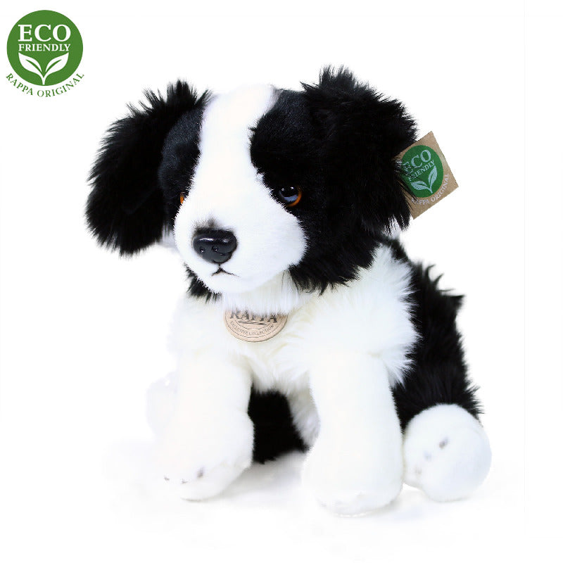Plysovy pes Border kolie sedici 30 cm ECO-FRIENDLY | Czech Toys | czechmovie