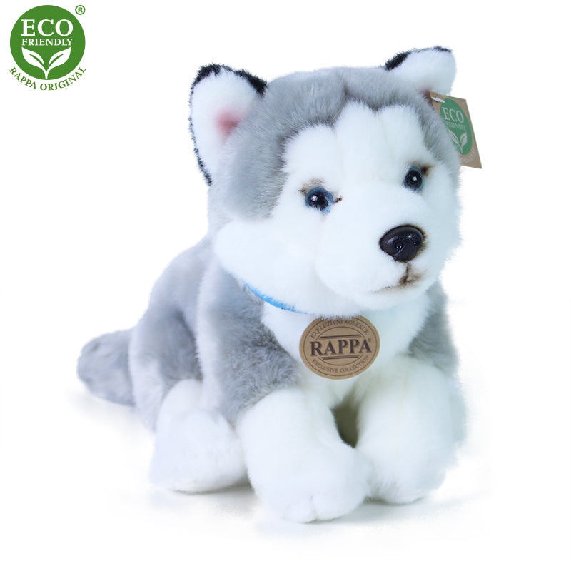 Plysovy pes husky 25 cm ECO-FRIENDLY | Czech Toys | czechmovie