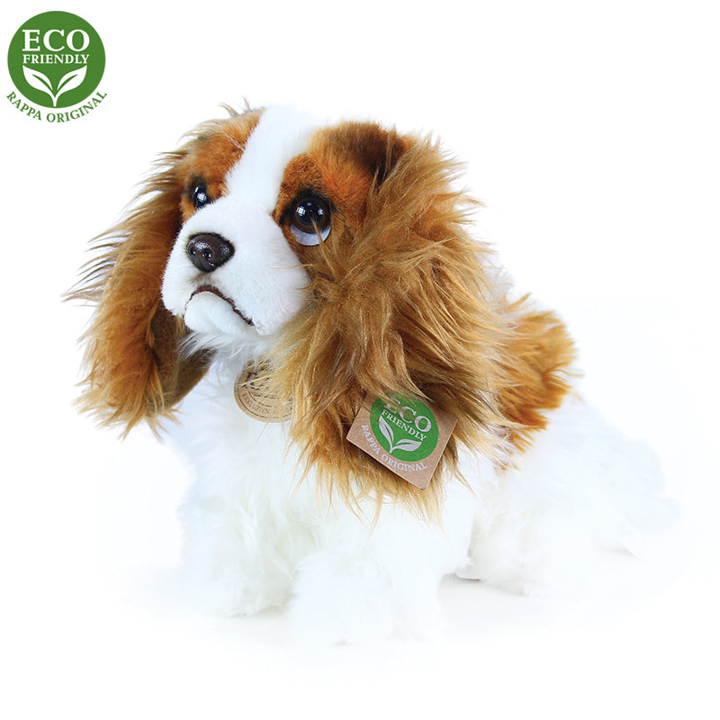 Plysovy pes king charles spanel 25 cm ECO-FRIENDLY | Czech Toys | czechmovie
