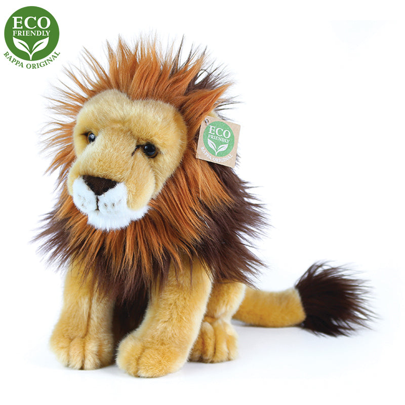 Plysovy lev sedici 25 cm ECO-FRIENDLY | Czech Toys | czechmovie