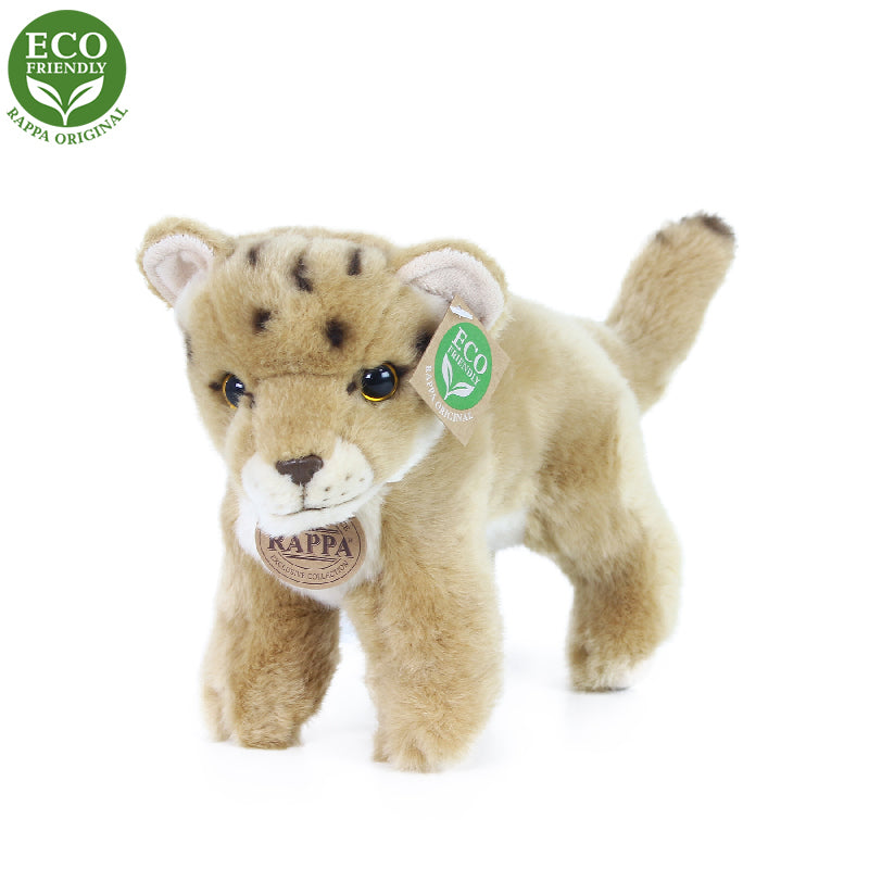 Plysova lvice mlade stojici s tvarovatelnymi koncetinami 22 cm ECO-FRIENDLY | Czech Toys | czechmovie