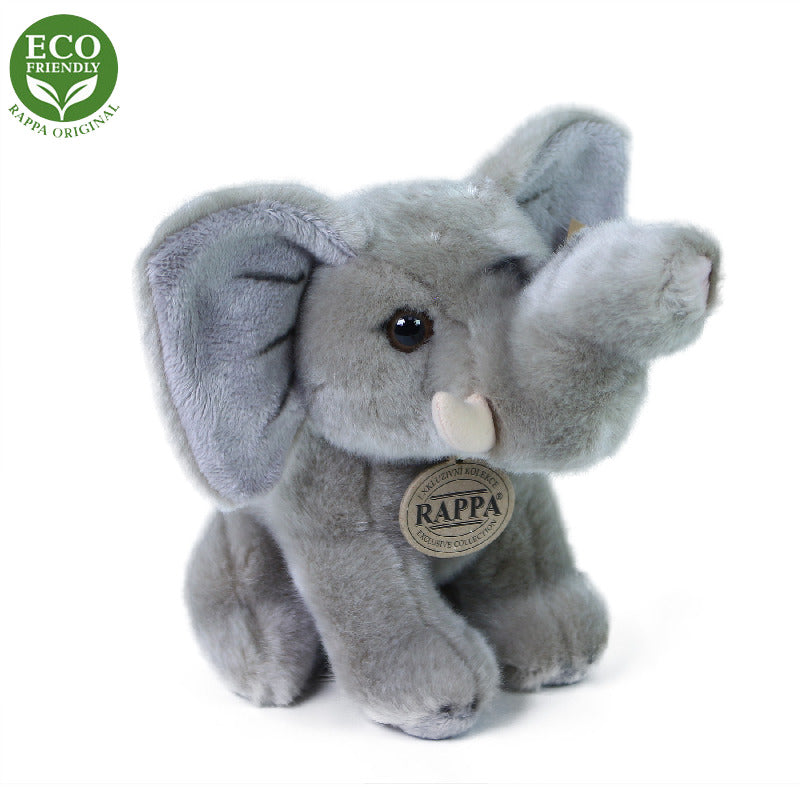 Plysovy slon sedici 18 cm ECO-FRIENDLY | Czech Toys | czechmovie