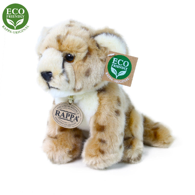 Plysovy gepard sedici 18 cm ECO-FRIENDLY | Czech Toys | czechmovie