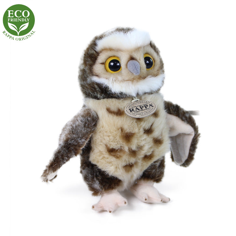 Plysova sova stojici 22 cm ECO-FRIENDLY | Czech Toys | czechmovie