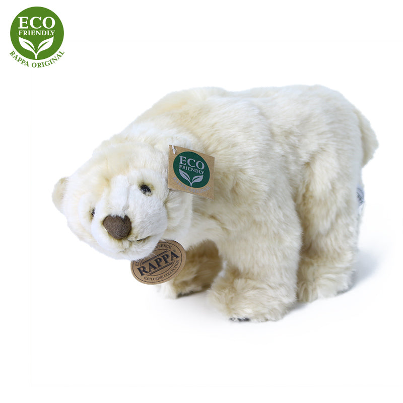 Plysovy ledni medved stojici 33 cm ECO-FRIENDLY | Czech Toys | czechmovie