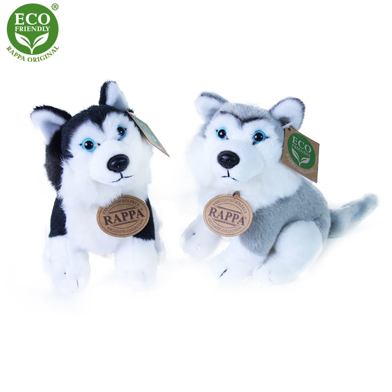 Plysovy pes husky 16 cm ECO-FRIENDLY | Czech Toys | czechmovie