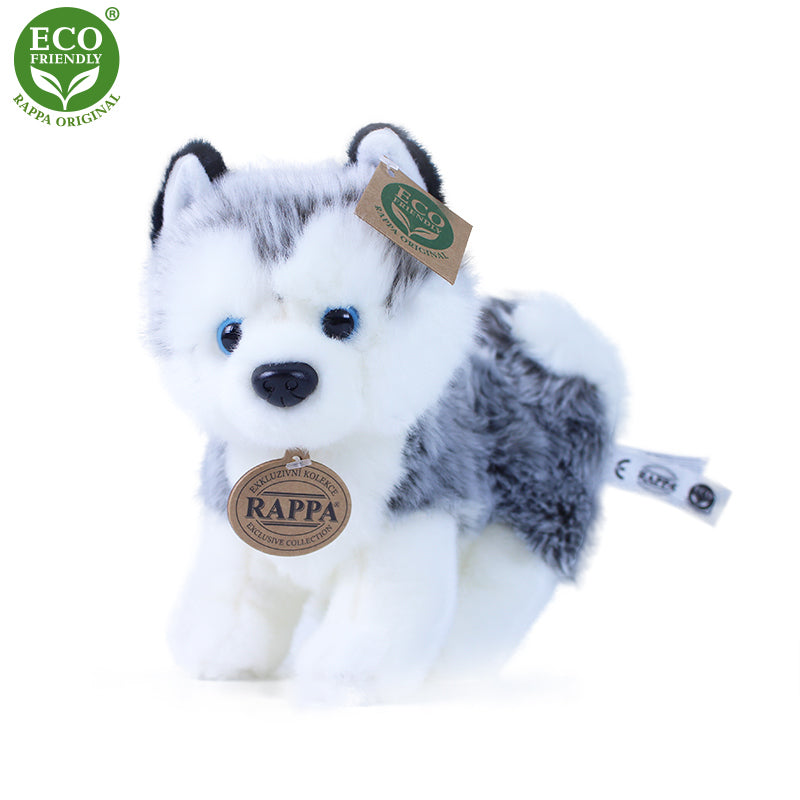 Plysovy pes husky stojici 22 cm ECO-FRIENDLY | Czech Toys | czechmovie