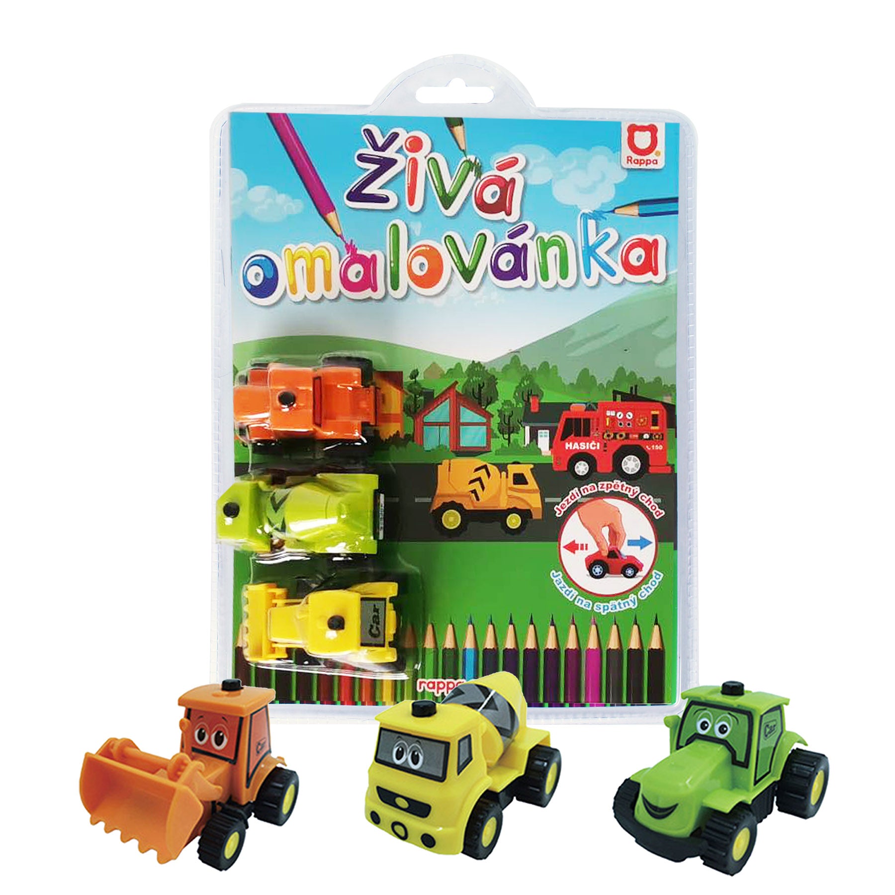 Ziva omalovanka stavba 3 ks | Czech Toys | czechmovie