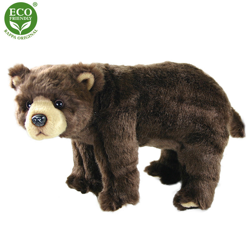 Plysovy medved hnedy stojici 40 cm ECO-FRIENDLY | Czech Toys | czechmovie