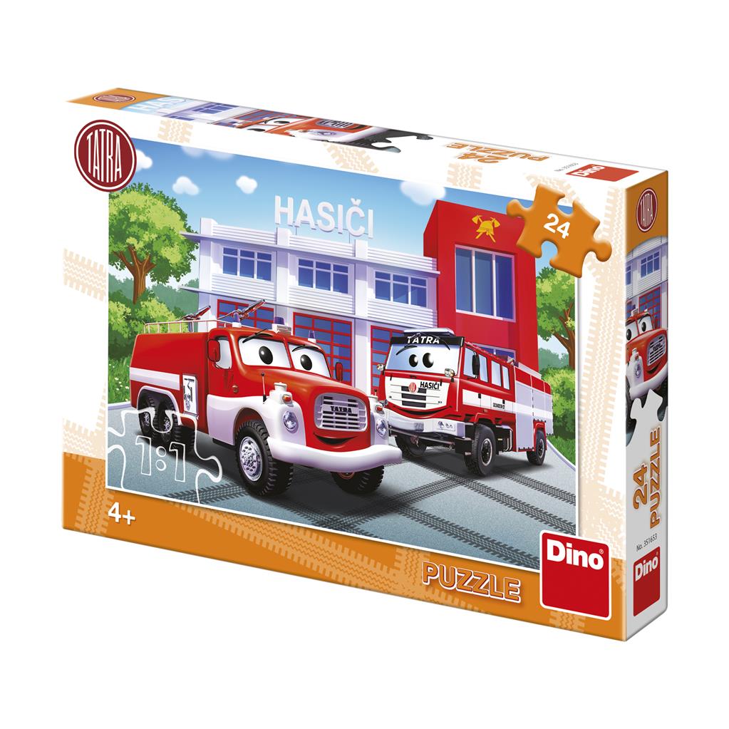 Puzzle 24 dilku Tatra hasici | Czech Toys | czechmovie