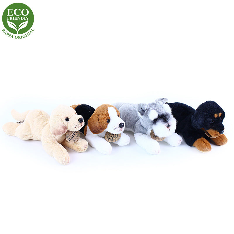 Plysovy pes lezici 16 cm ECO-FRIENDLY | Czech Toys | czechmovie