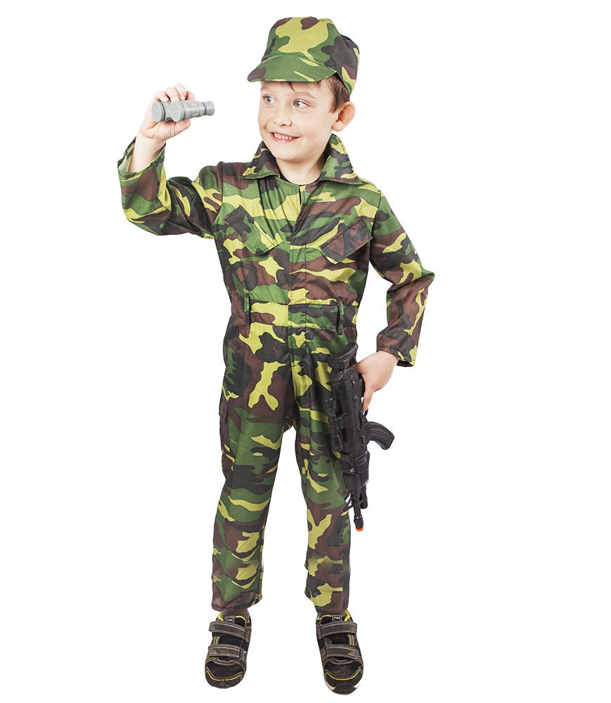 Detsky kostym vojak Woodland (S) | Czech Toys | czechmovie