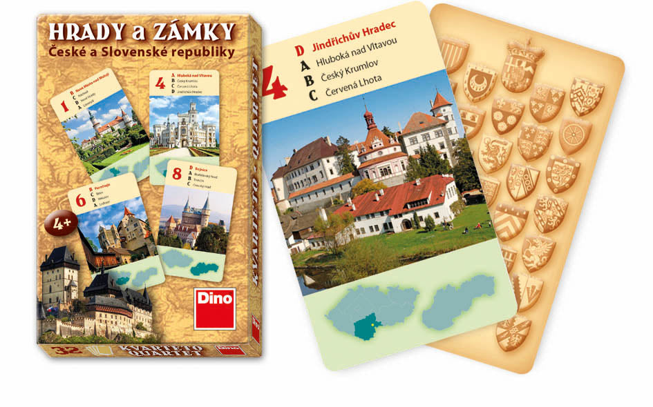 karty kvarteto hrady a zamky | Czech Toys | czechmovie