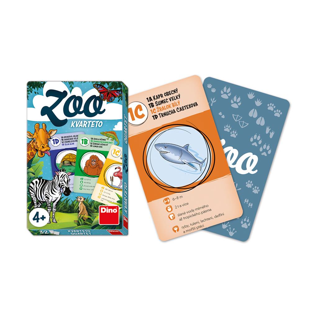 Karty kvarteto ZOO | Czech Toys | czechmovie
