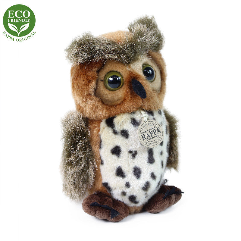 Plysova sova 20 cm ECO-FRIENDLY | Czech Toys | czechmovie