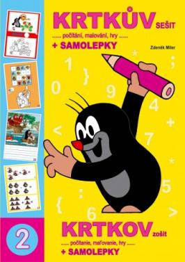 Omalovanka A4 book Krtkuv sesit a samolepky | Czech Toys | czechmovie