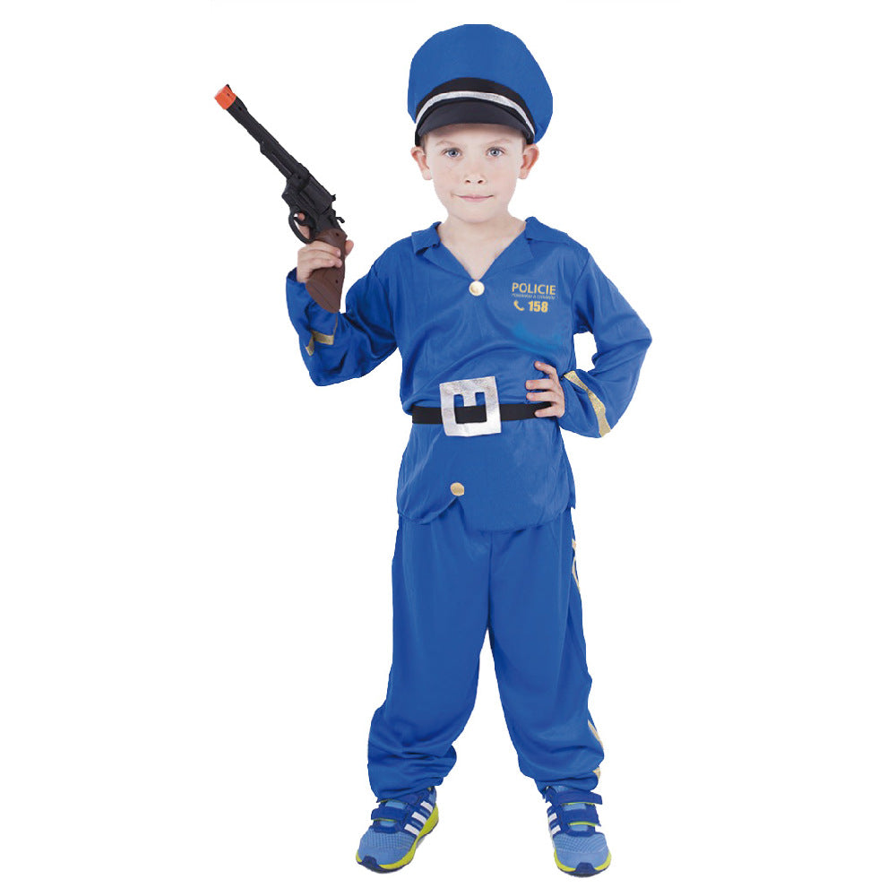 Detsky kostym policista s ceskym potiskem (M) | Czech Toys | czechmovie