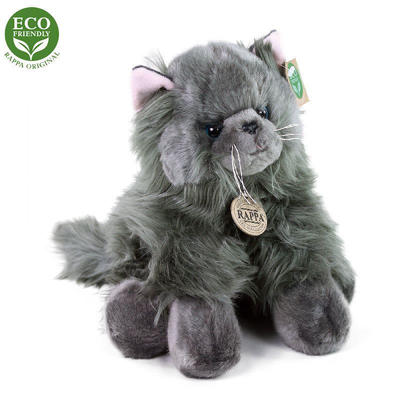 Plysova kocka britska dlouhosrsta 26 cm ECO-FRIENDLY | Czech Toys | czechmovie