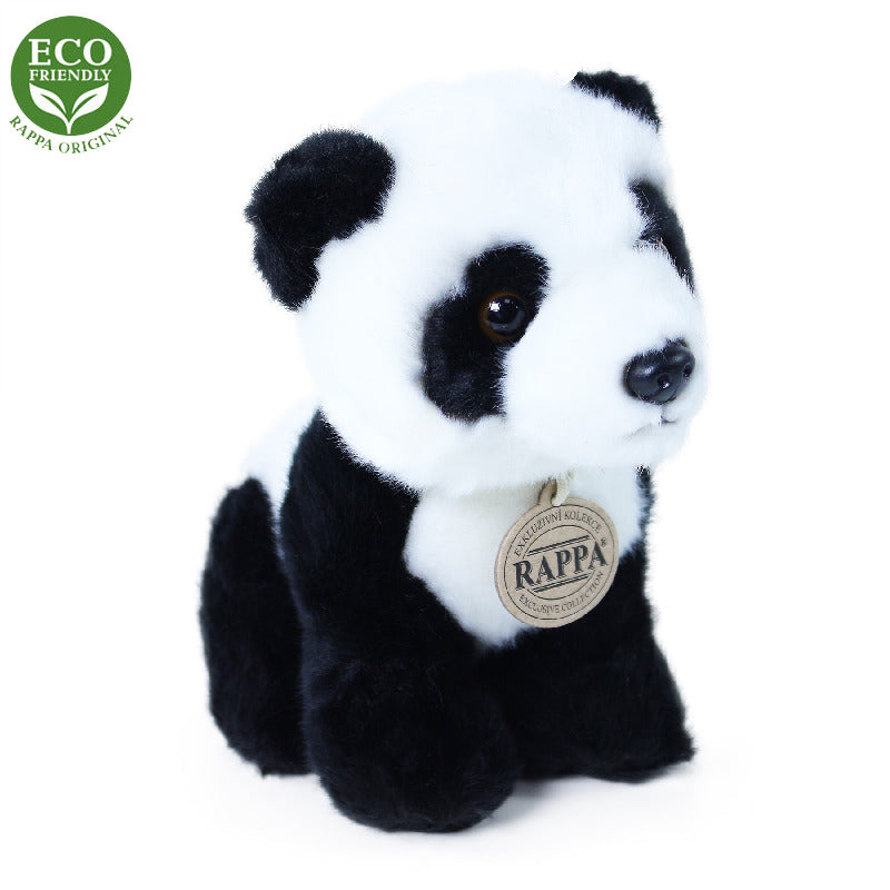 Plysova panda sedici 18 cm ECO-FRIENDLY | Czech Toys | czechmovie