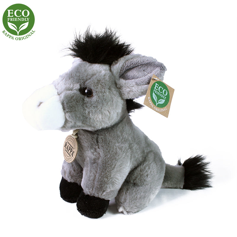 Plysovy osel sedici 18 cm ECO-FRIENDLY | Czech Toys | czechmovie