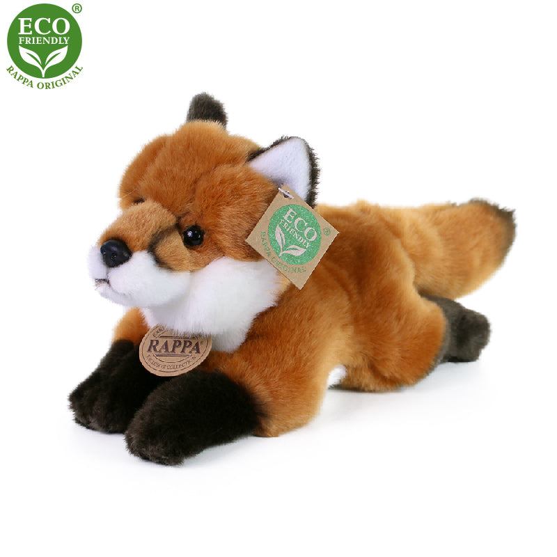Plysova liska lezici 23 cm ECO-FRIENDLY | Czech Toys | czechmovie