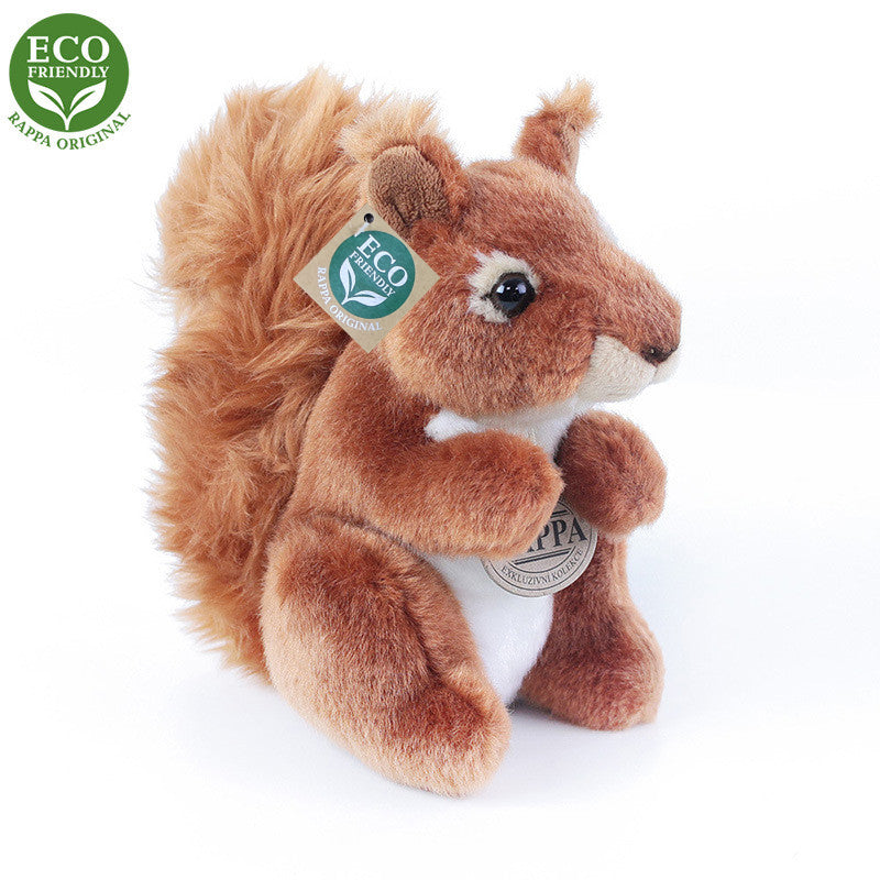 Plysova veverka sedici 18 cm ECO-FRIENDLY | Czech Toys | czechmovie