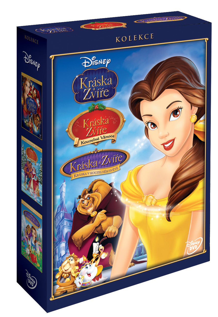 Kraska a zvire kolekce 3DVD / The Beauty and the Beast Collection (3DVD)