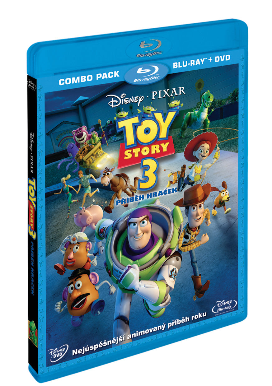 Toy Story 3.: Pribeh hracek BD+DVD (Combo Pack) / Toy Story 3 - Czech version