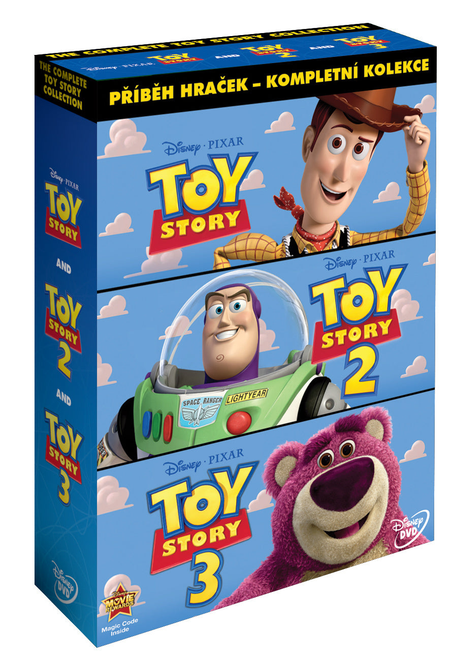 Toy Story: Pribeh hracek kolekce 1-3 3DVD / Toy Story Collection 1-3 (3 DVD)