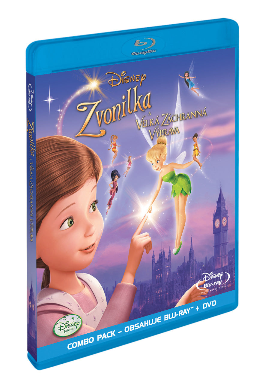 Zvonilka a velka zachranna vyprava BD+DVD (Combo Pack) / Tinker Bell and the Great Fairy Rescue Blu-ray +DVD (Combo Pack) - Czech version