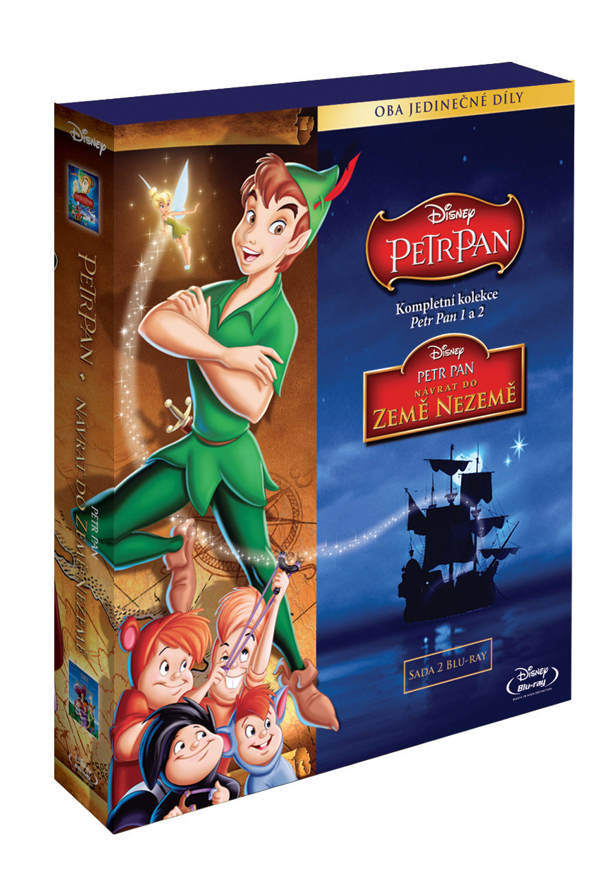 Kolekce Petr Pan 1+2 2BD / Peter Pan: 1 and 2 Box Set - Czech version