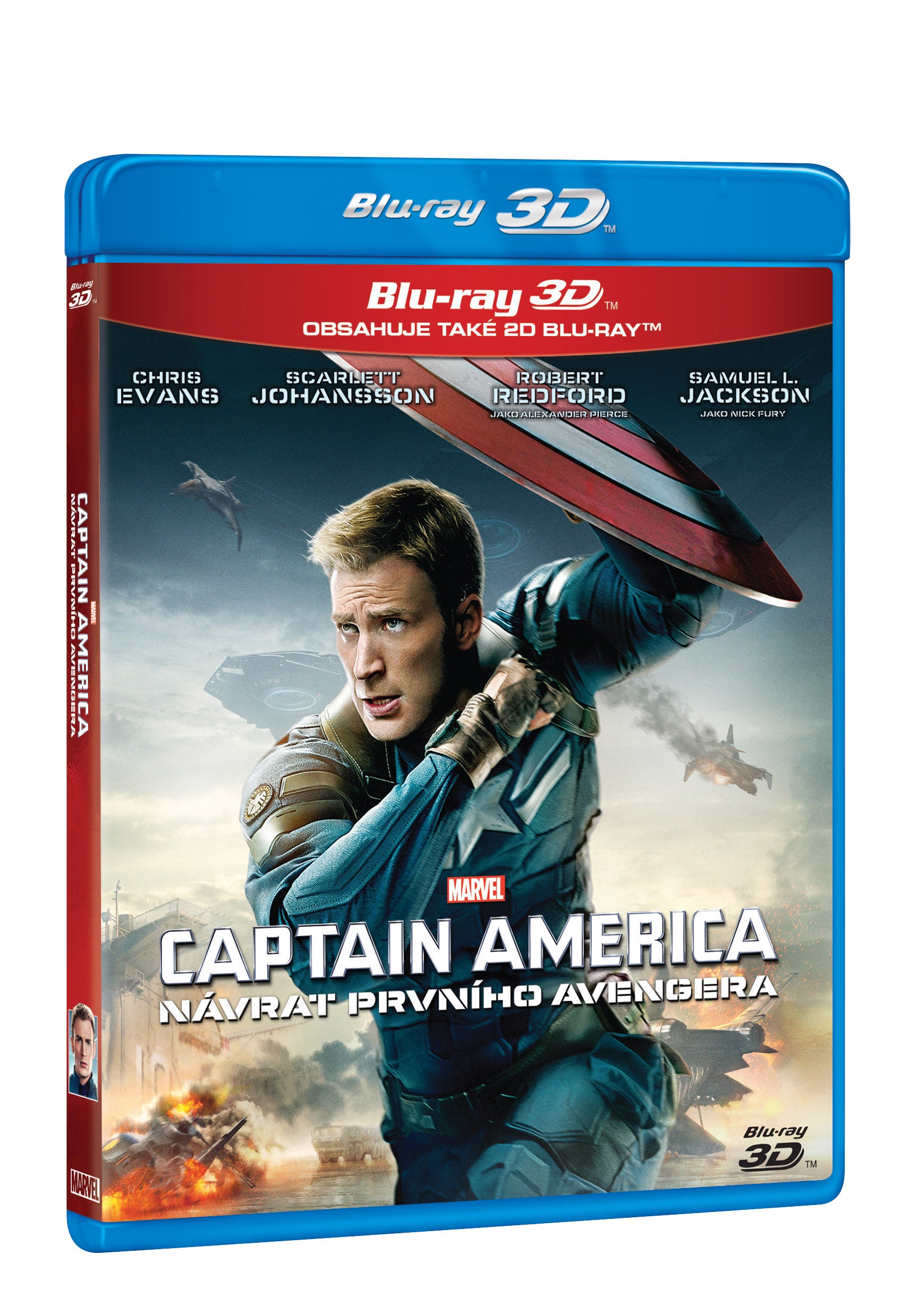 Captain America: Navrat prvniho Avengera 2BD (3D+2D) / Captain America: The Winter Soldier - Czech version
