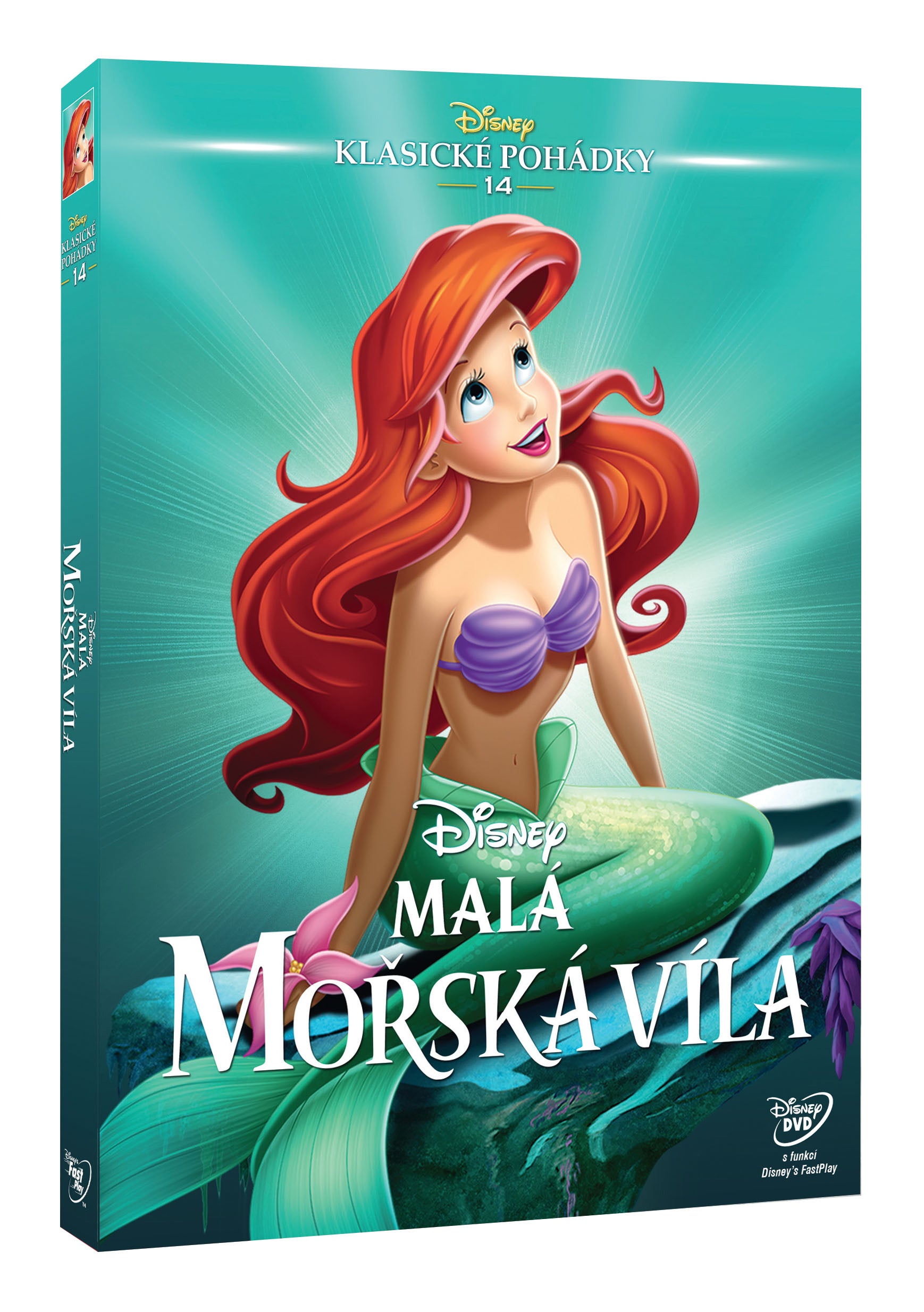 Mala morska vila DVD - Edice Disney klasicke pohadky 14. (Little Mermaid)