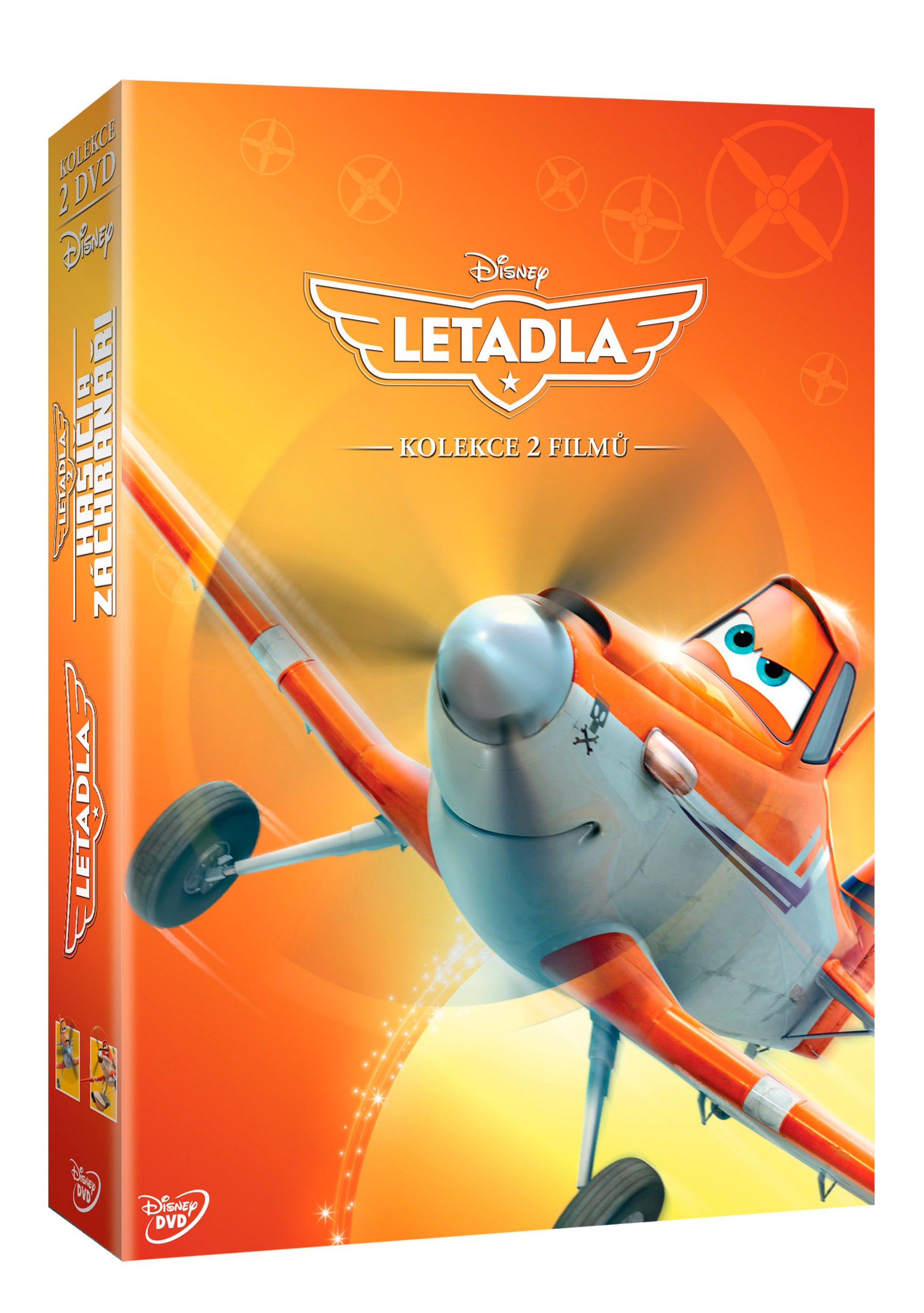 Letadla kolekce 1.-2. 2DVD / Planes + Planes Fire and Rescue