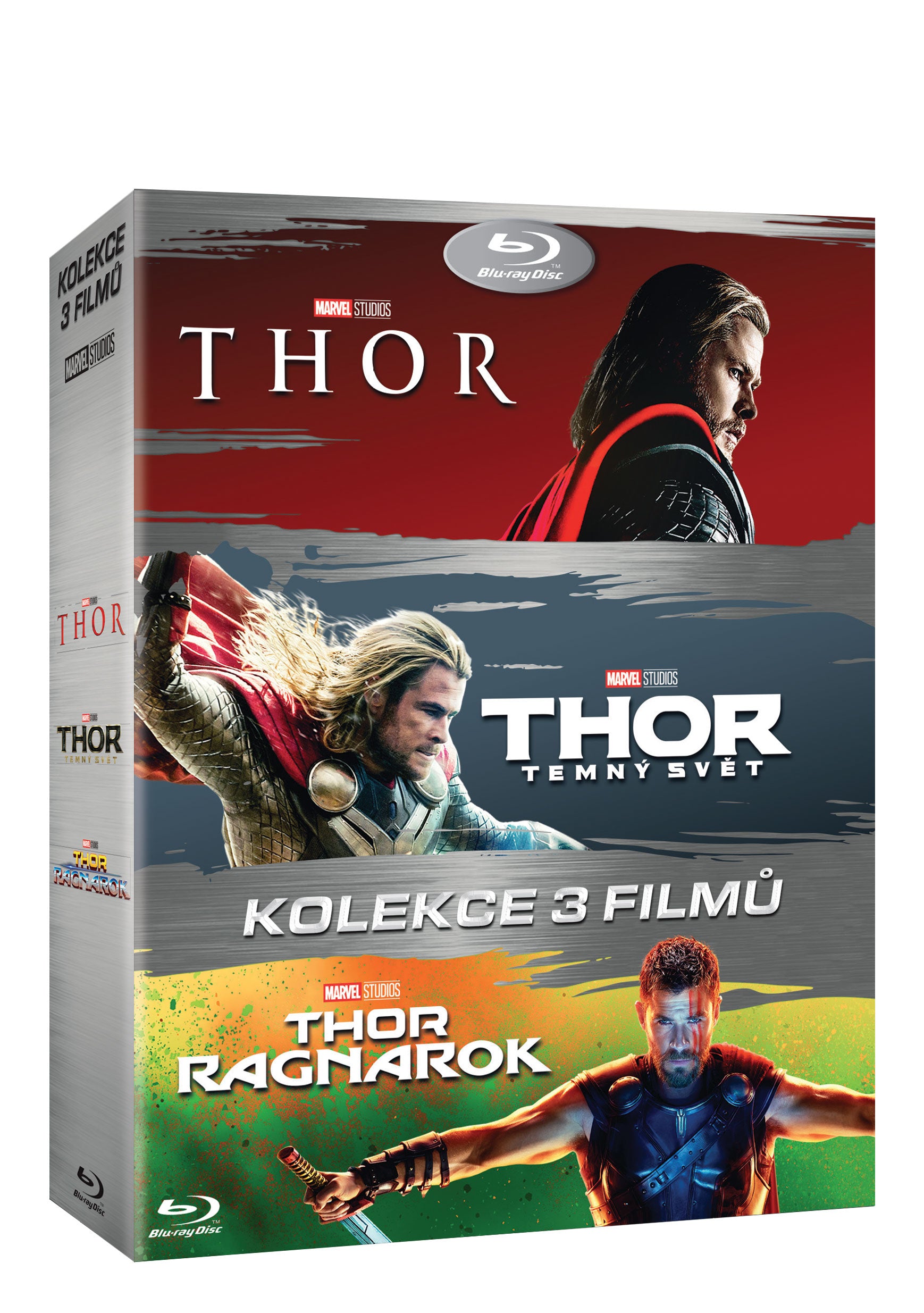 Thor kolekce 1-3 3BD / Thor 3-movie pack - Czech version