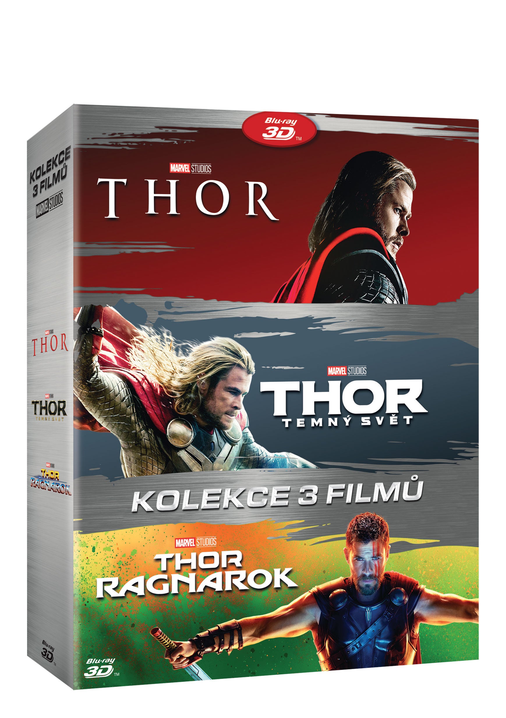 Thor kolekce 1-3 6BD (3D+2D) / Thor 3-movie pack - Czech version