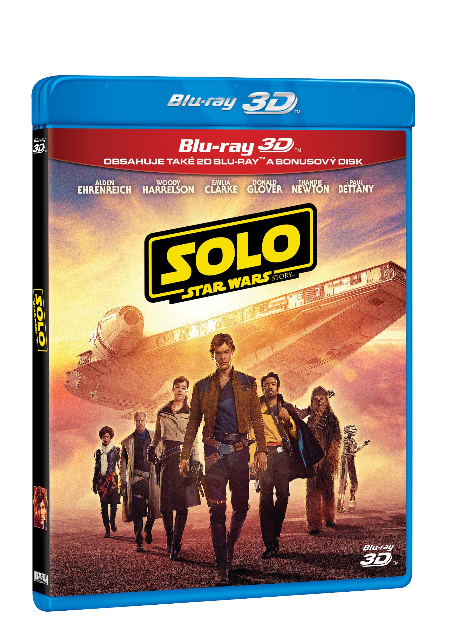 Solo: Star Wars Story 3BD (3D+2D+bonus disk) / Solo: A Star Wars Story - Czech version