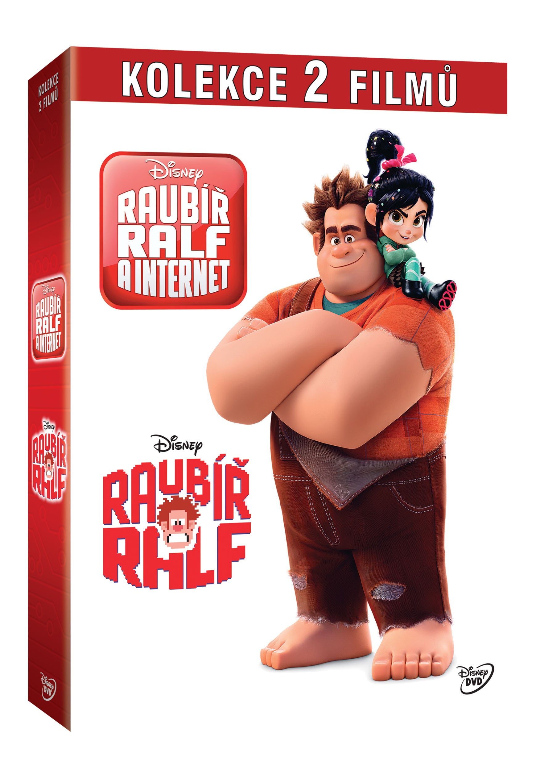 Raubir Ralf + Raubir Ralf a internet kolekce 2DVD / Wreck-it Ralph + Ralph Breaks the Internet