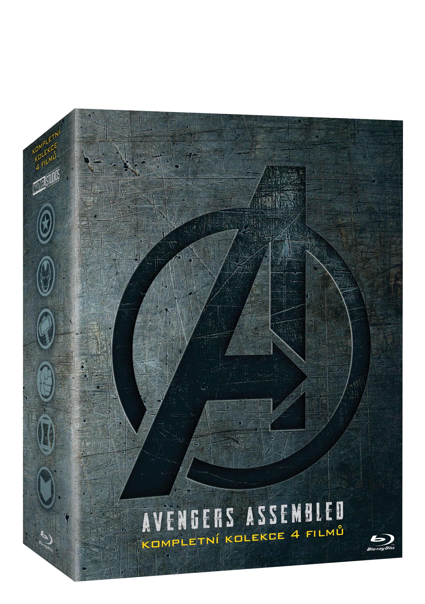 Avengers kolekce 1.-4. 4BD / Avengers 4-movie pack - Czech version