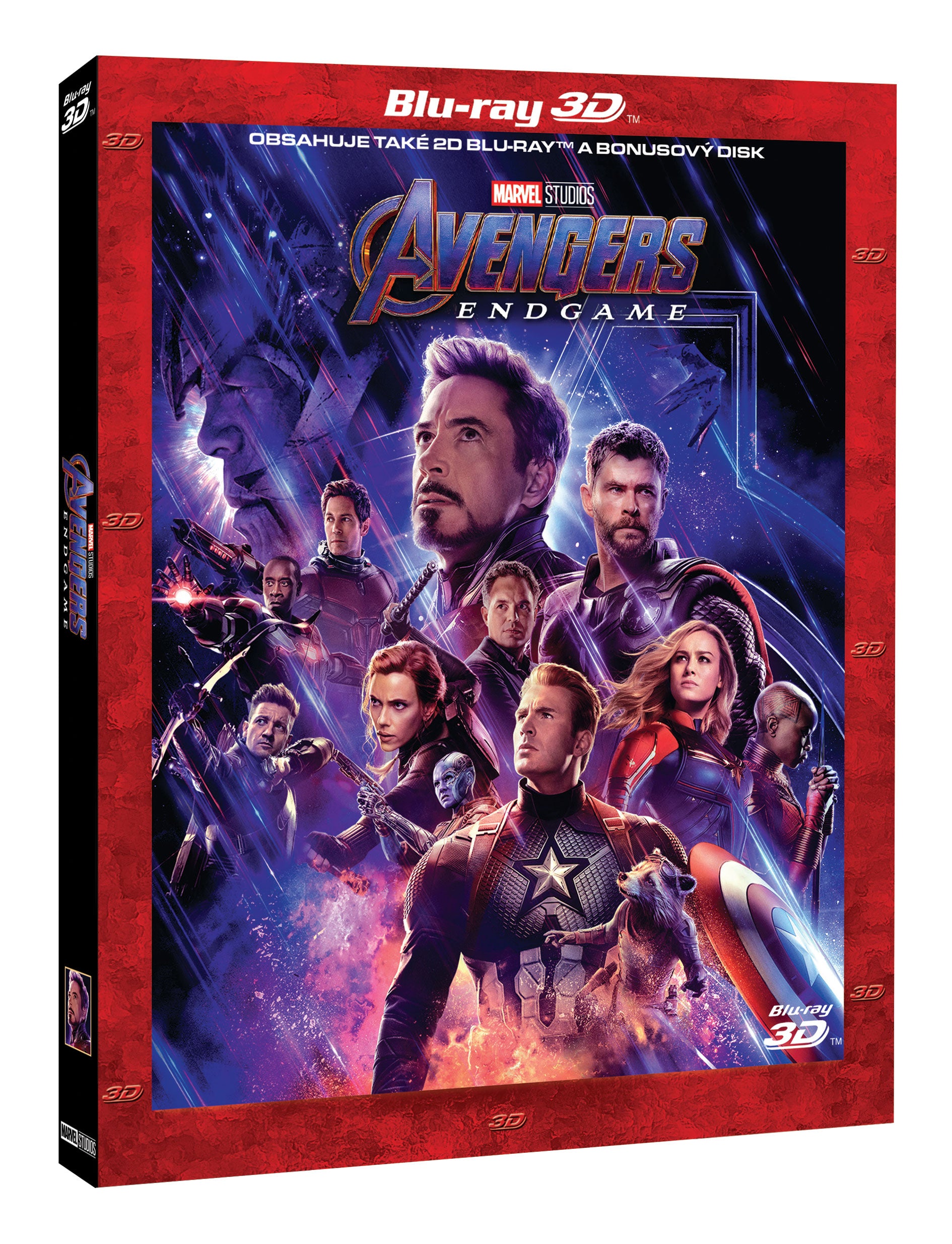 Avengers: Endgame 3BD (3D+2D+bonus disk) - Limitovana sberatelska edice / Avengers: Endgame - Czech version