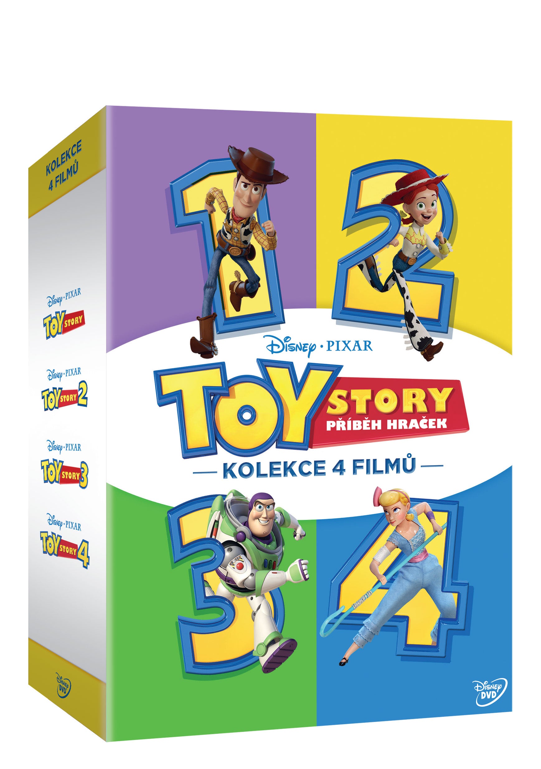 Toy Story: Pribeh hracek kolekce 1.-4. 4DVD / Toy Story 4-Filmpaket