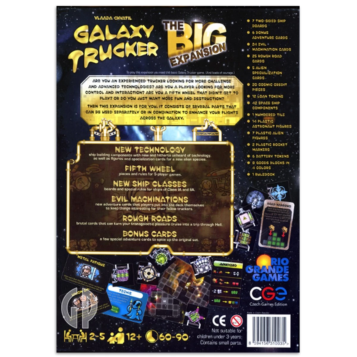 Galaxy Trucker: Eine weitere große Erweiterung/Erweiterung 