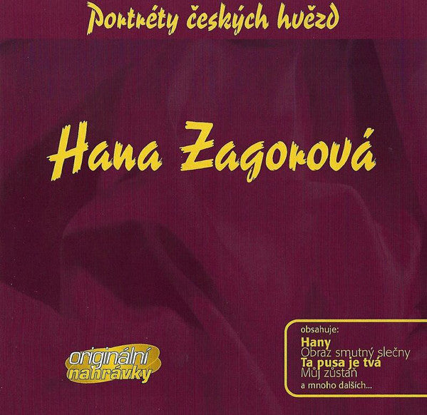 Hana Zagorova: Portrety Ceskych Hvezd CD